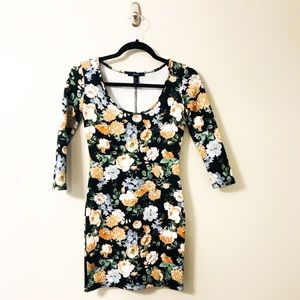 NWOT Bodycon Floral Dress